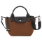 Chocolate Le Pliage Energy XS Handbag